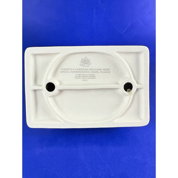 VTG Precious Moments Chapel “Theres A Christian Welcome Here” 523011 Butcher “89 - Picture 9 of 14